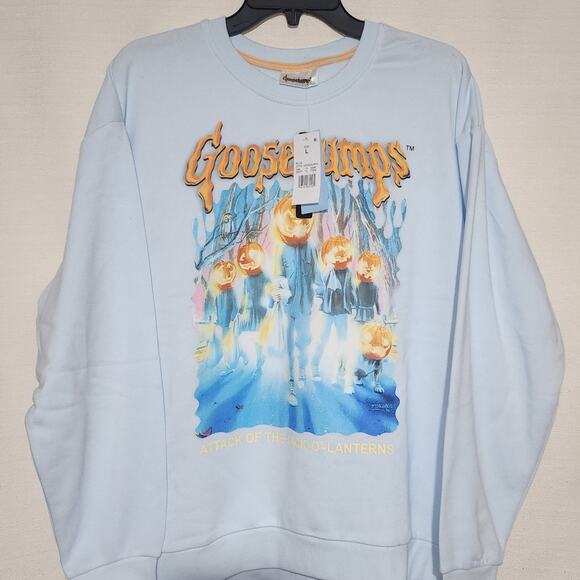Goosebump Jack-O-Lantern sweatshirt women's Large - Picture 1 of 6